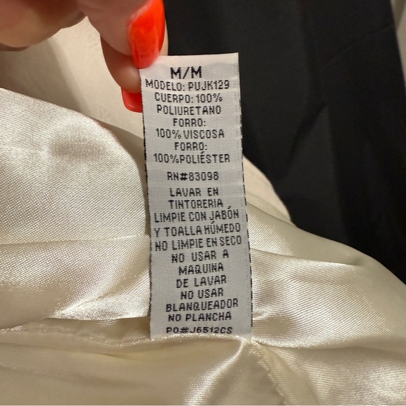 Ci Sono by Cavalini cream/ soft white Vintage Jacket - Picture 8 of 10